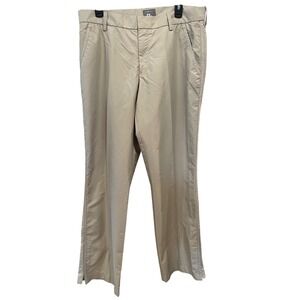 J.Lindeberg Golf Pants Mens 34 x 32 Lightweight Performance‎ Zip Hem Beige